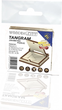 Træ 3D-hjernetrim – geometrisk sæt WOODEN CITY