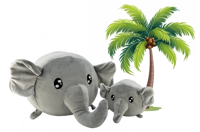 Magisk Baby Elefant - plyslegetøj 20 cm