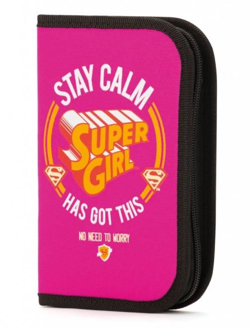 Skoleetui Supergirl – FORBLIV ROLIG