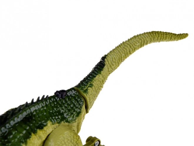Grøn dinosaur med fjernbetjening