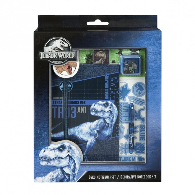 Kreativ sæt notesbøger med JURASSIC WORLD tema