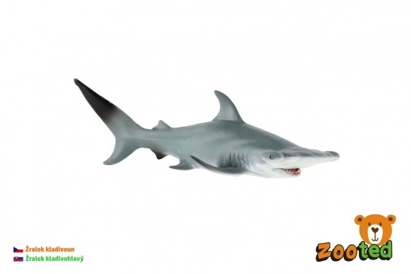 Hammerhaj stor zooted plastik 19cm i pose