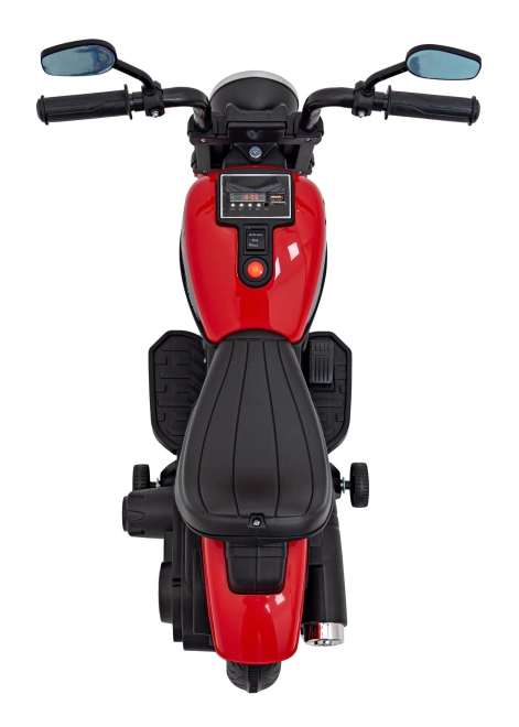 Motocykel Chopper FASTER – Rød