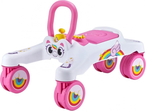 Løbecykel TINY TOWN slider hvid – enhjørning