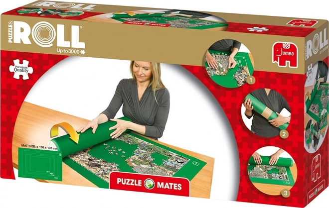 Rulleunderlag til puslespil JUMBO 1500–3000 brikker 150 × 100 cm