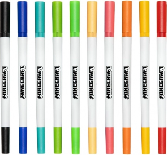 Dobbeltspids tuscher til konturer og farvelægning