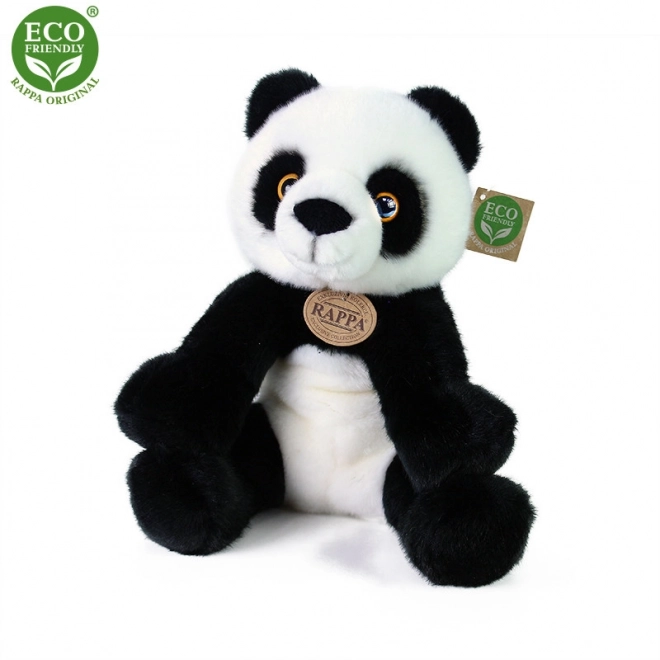 Rappa Plysbamse panda siddende 27 cm ØKO-VENLIG