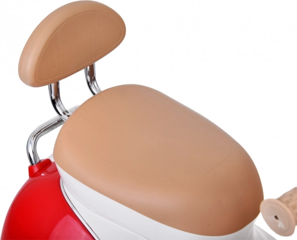 Klassisk elektrisk børnescooter orange
