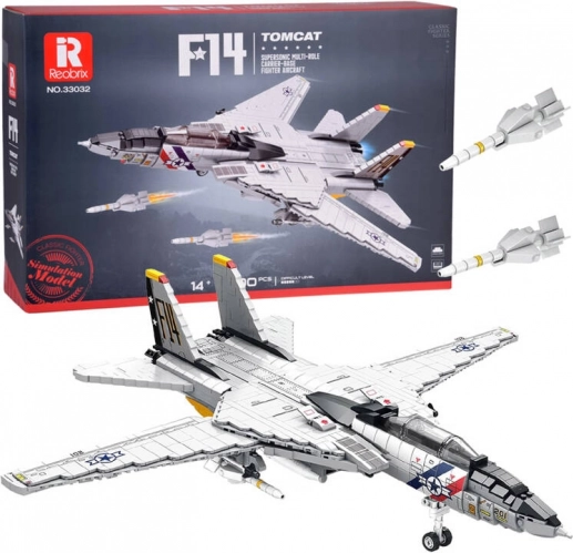 Teknisk byggesæt REOBRIX F-14 Tomcat – 1600 klodser