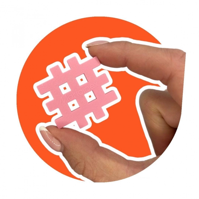 Konstruktionsklodser Waffle mini pastel 500 stykker
