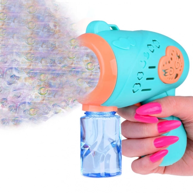 Farverig børne sæbeboble pistol