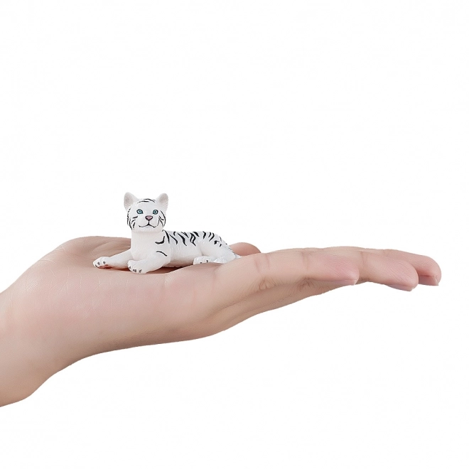 Hvid Tigers Figur Liggede