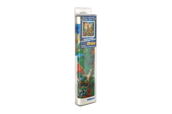 Diamantmaleri Junglens konge 40x30 cm