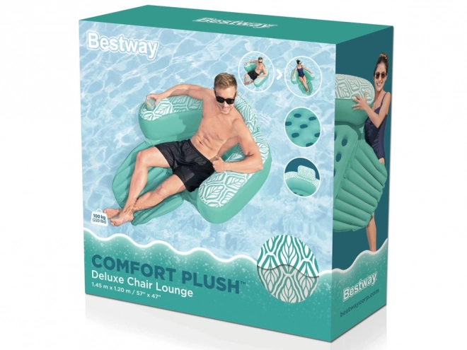 Luksuriøs oppustelig stol Bestway til vand Deluxe Comfort