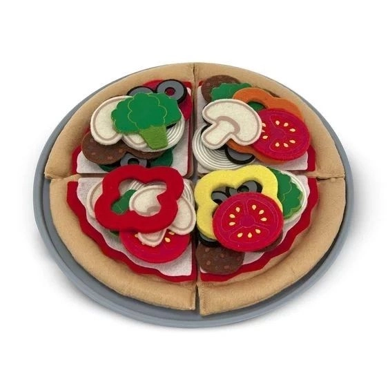 Pizzasæt af filtmateriale Melissa & Doug