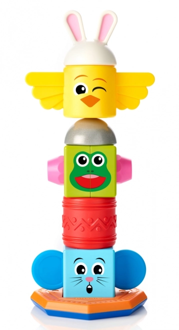 Magnetisk byggesæt SmartMax Min første totem - 8 dele