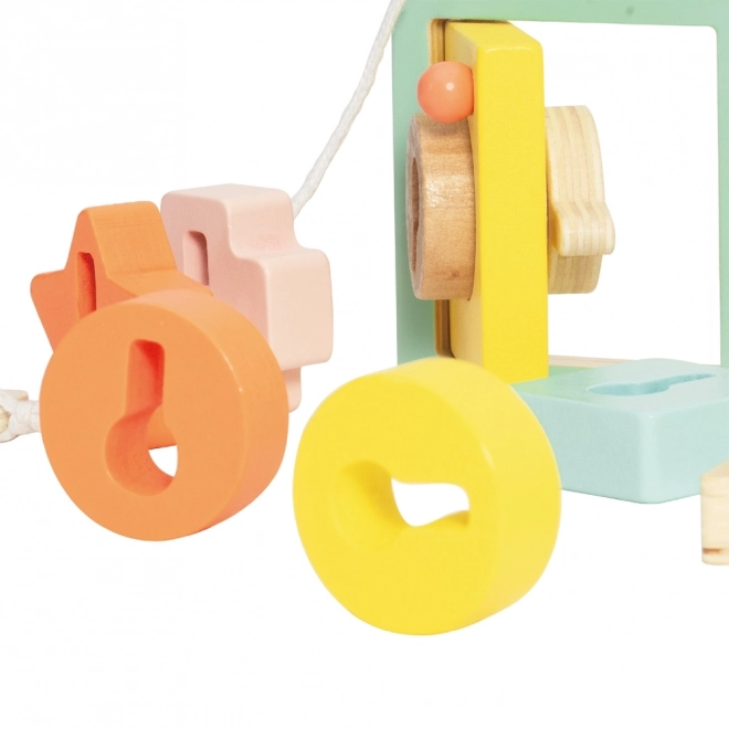 Classic World Montessori trælegetøj nøgle og dør 11 stk