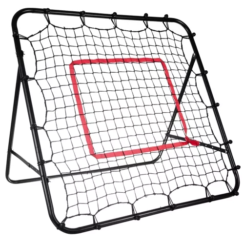 Træningsfodboldmål med målskive 100x100 cm