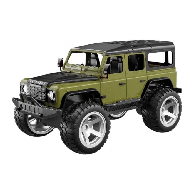 RC bil med fjernbetjening 1:14 Double Eagle (mørkegrøn) Land Rover Defender E362-003