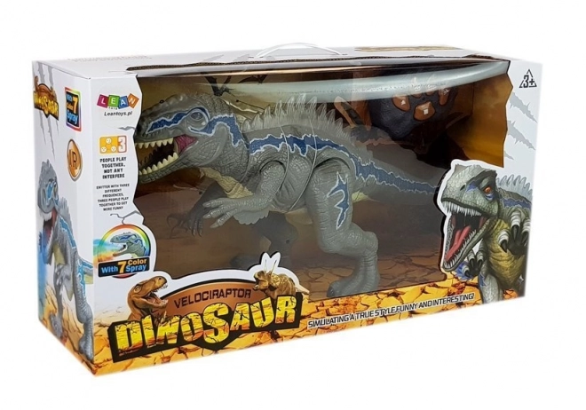 Fjernstyret dinosaur Tyrannosaurus med lyseffekter