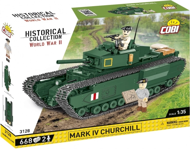 Byggesæt tank MARK IV CHURCHILL 1:35 (668 klodser)