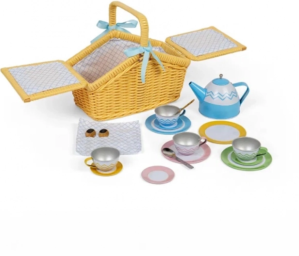 Picnicsæt i kurv til børn