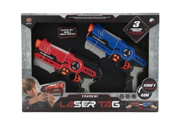 Laserpistol spil for to spillere