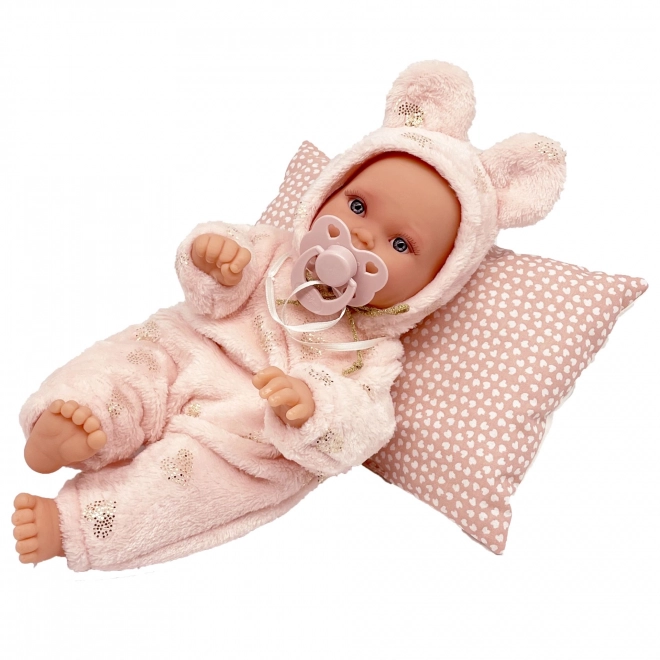 Antonio Juan 1136 KIKA - realistisk dukke baby med speciel bevægelsesfunktion og blødt stofkrop - 27 cm