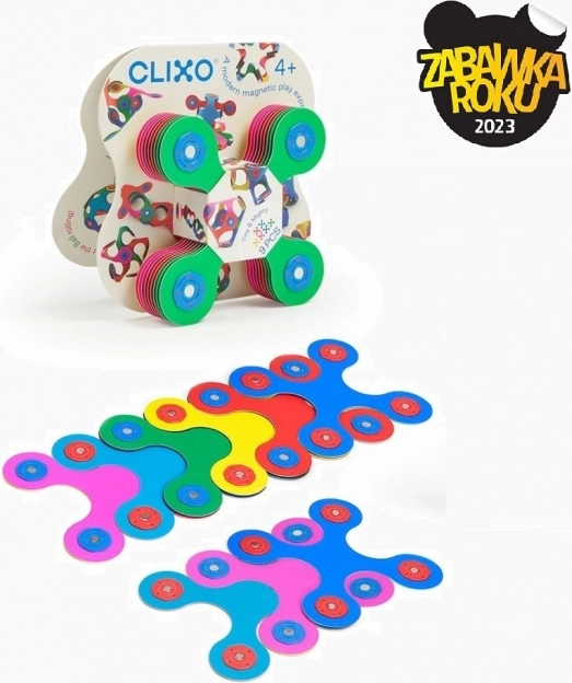 Clixo Tiny & Mighty magnetisk byggesæt 9 stk.