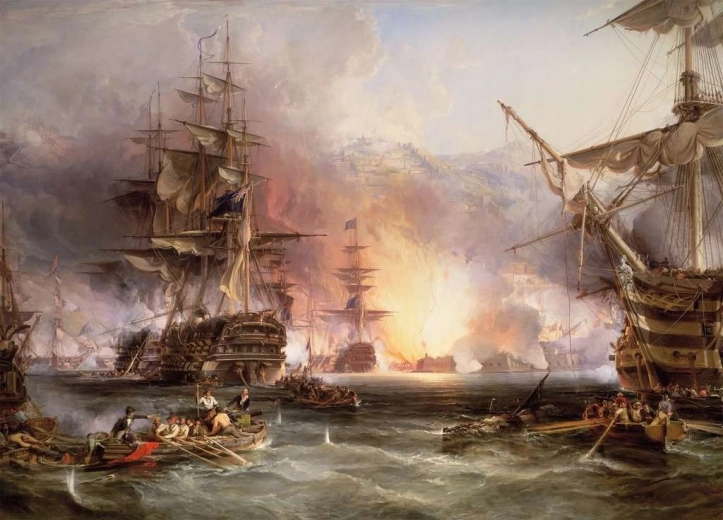 Historisk motiv Bombardementet af Algier
