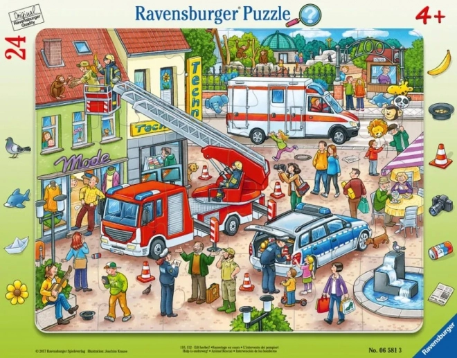 Ravensburger puslespil Hurtigt til undsætning