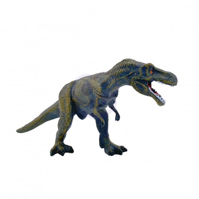Sæt af dinosaurfigurer med spilleunderlag og kuffert