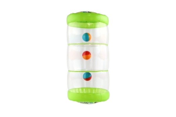 Oppustelig cylinder med bolde med dyremotiv