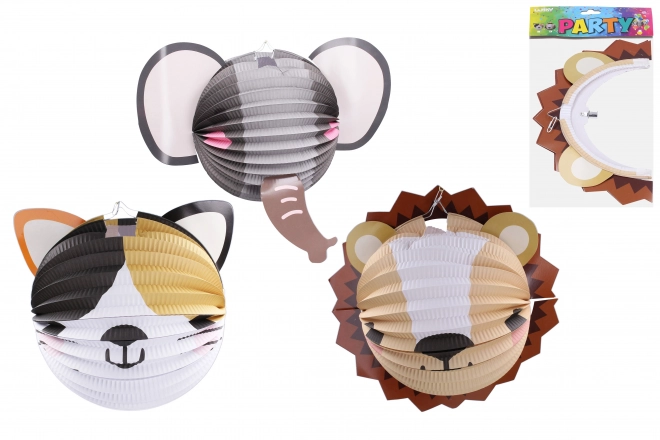 Lampion Kugle Dyr 25 cm