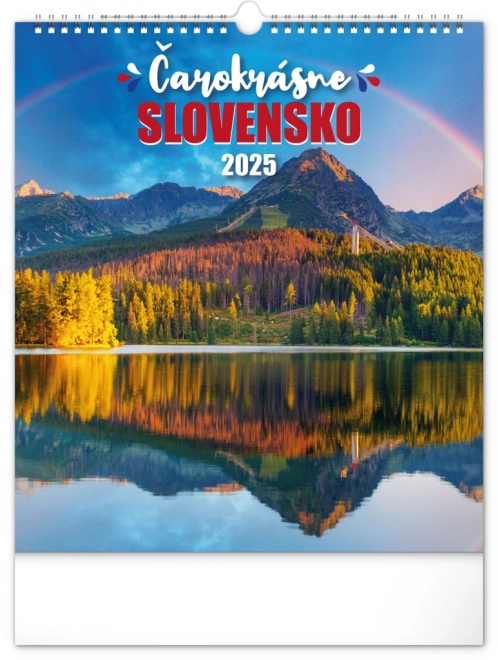 NOTIQUE Vægkalender Smukke Slovakiet 2025, 30 x 34 cm