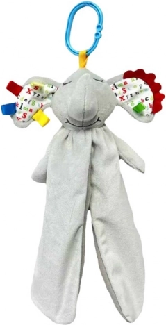 Plys sensorisk legetøj elefant Miluš 25 cm