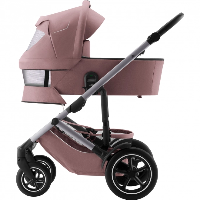 Barnevogn Smile 5Z med dyb klapvogn og autostol Baby-Safe Pro Style, Støvet Rose