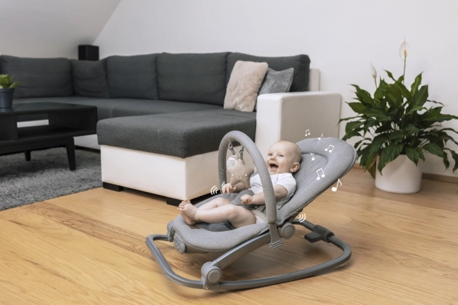 Liggestol Relax med lyserøde trekanter