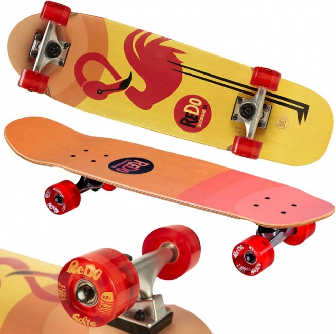 Træskateboarddeck ReDo Flamingo