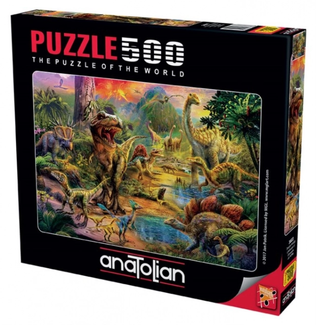 Anatolian puslespil Dinosaurernes kongerige 500 brikker