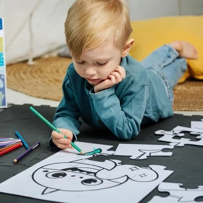 Kæmpe puslespil Baby Shark til små børn