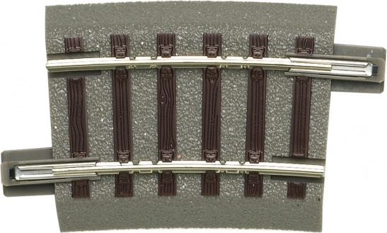 Roco geoLINE buet skinne R2 7,5° med ballast