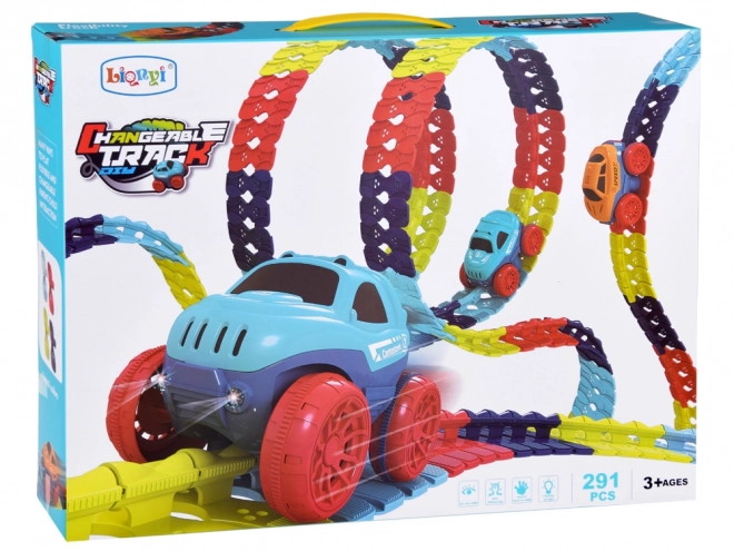 Lang fleksibel racerbane + bil 291 dele ZA4768