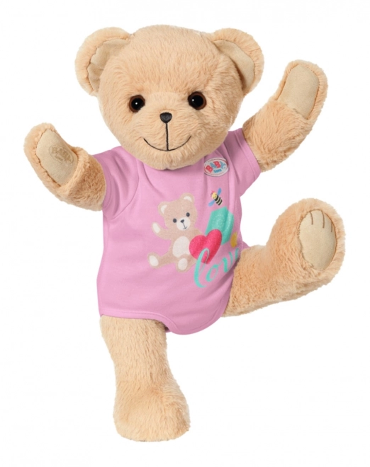 Bamse BABY born, lyserødt tøj