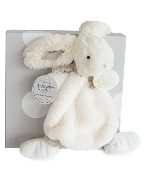 Doudou Plys Kanin Cremefarvet 26 cm