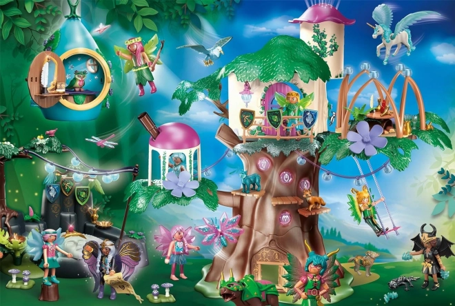 Schmidt puslespil Playmobil Ayuma: feernes magiske skov 100 brikker