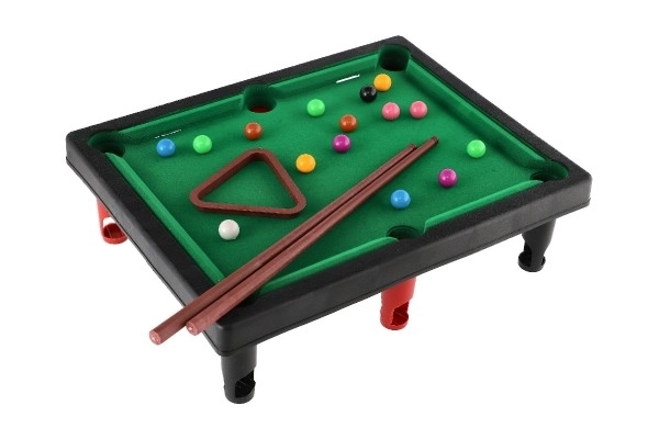 Pool/Billard mini til børn 33x26cm i æske 44x27x3cm