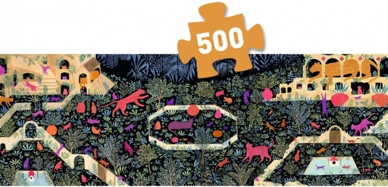 Djeco puslespil Kattenes kongerige – 500 brikker