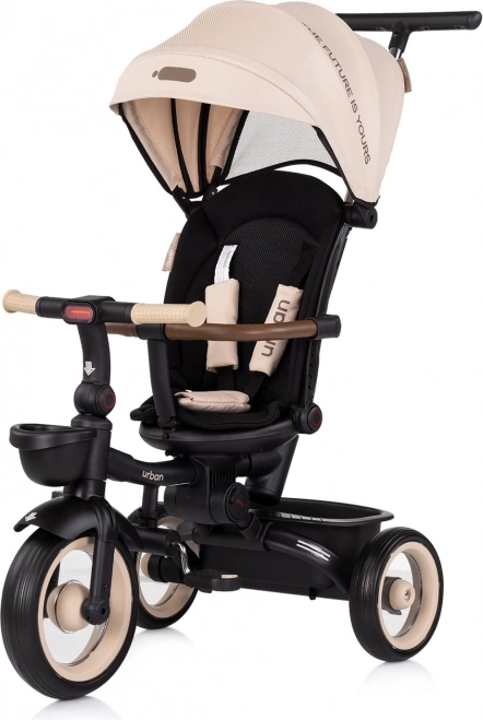 Chipolino trehjulet cykel med kaleche Urban 2-i-1 Biscotta