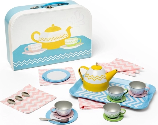 BIGJIGS TOYS tesæt i kuffert